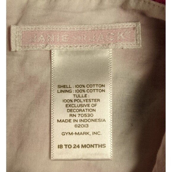 JANIE & JACK Special Occasion Floral Print Bow Party Dress w/Crenoline 18-24 mo - Picture 9 of 10